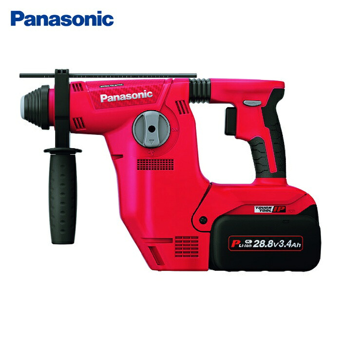 パナソニック Panasonic EZ7881パソコン2S-R 28.8V 申し受ける鉄鎚せん孔機 集塵なし仕掛ける 赤 (1台)
