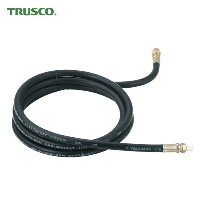 トラスコ TRUSCO エアルブリケーターFTR-65G用 標準高圧ホース3M (1個) FTR-209｜工具ランドこだわり館