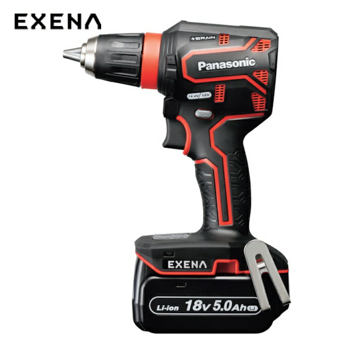 パナソニック EXENA EZ1DD1J18D-R 充電ドリルドライバー (1台)