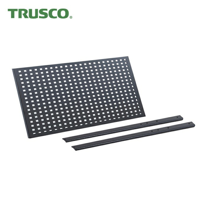 トラスコ TRUSCO 物の具手押し車 鷲 バーディワゴン 頭パンチングパネルセット 600X450 黒いこと (1S) EGW-PNK600-BK