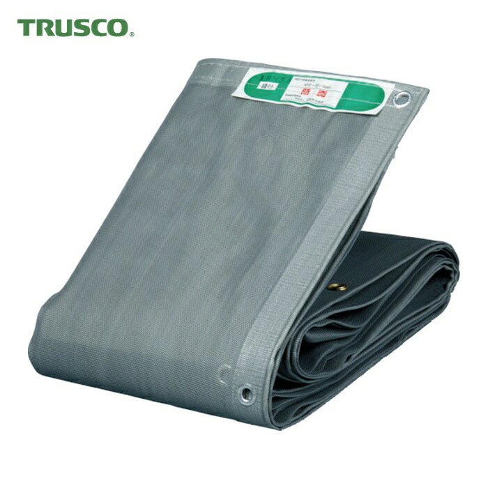 トラスコ TRUSCO ソフトメッシュシートα 幅3.6mX長さ5.4m (1枚) GM-3654A (GY)
