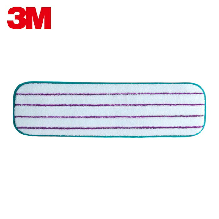 3M スリーエム イージースクラブ フラットモップ 緑 145X460mm 3枚入 (1袋) E/SC FMOP 18 GRE