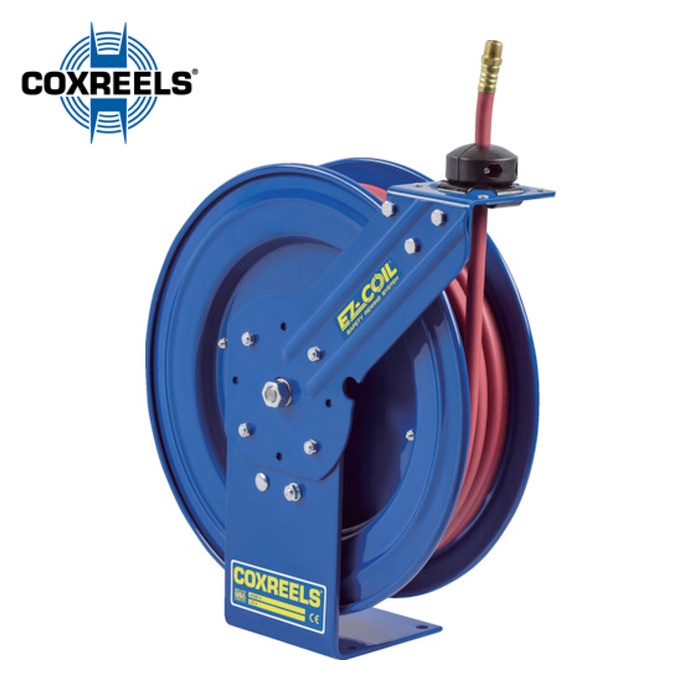 COXREELS EZ-P-LP-350-BGX セーフティエアーホースリール 口径9.5mm×15m (1台)