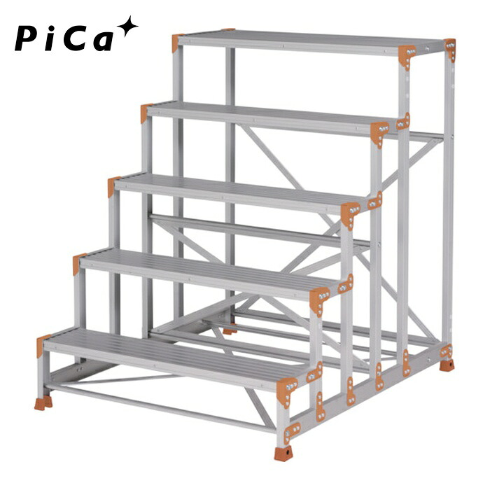 ピカ Pica FGN-5X125 作業台 FGN型 5段W1000×D400×H1250 (1台)