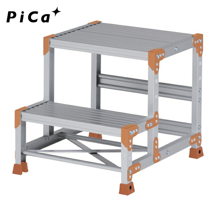 ピカ Pica FGN-2550 作業台 FGN型 2段W500×D400×H500 (1台)|工具ランドこだわり館