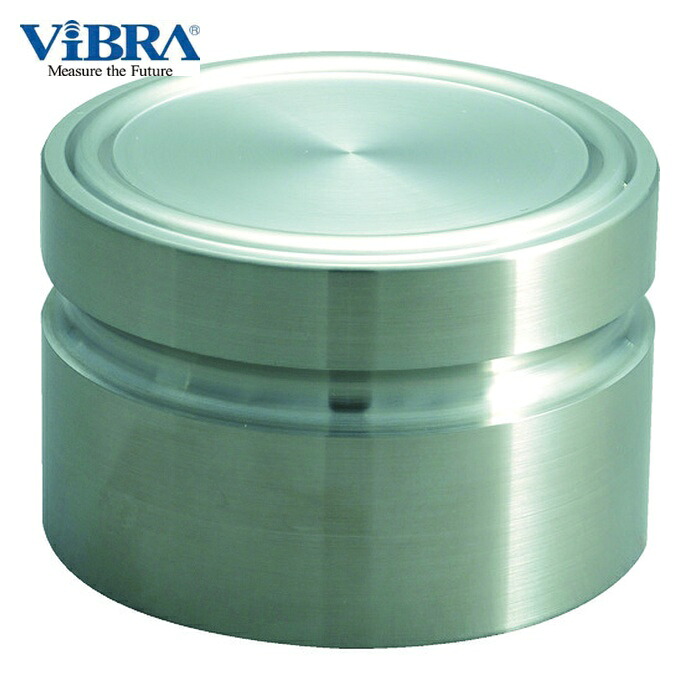 VIBRA 新光電子 F2DS-2K F2DS-2K 円盤分銅 2kg F2級(非磁性ステンレス) (1個)