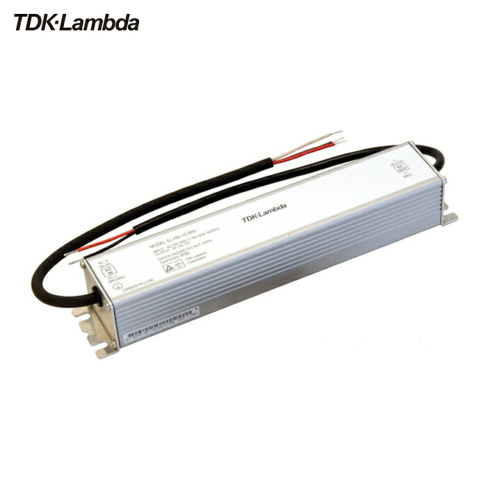TDKラムダ ELV90-12-7R5 防塵防滴型LED機器用定電圧電源 ELVシリーズ 12Vタイプ (1台)｜工具ランドこだわり館
