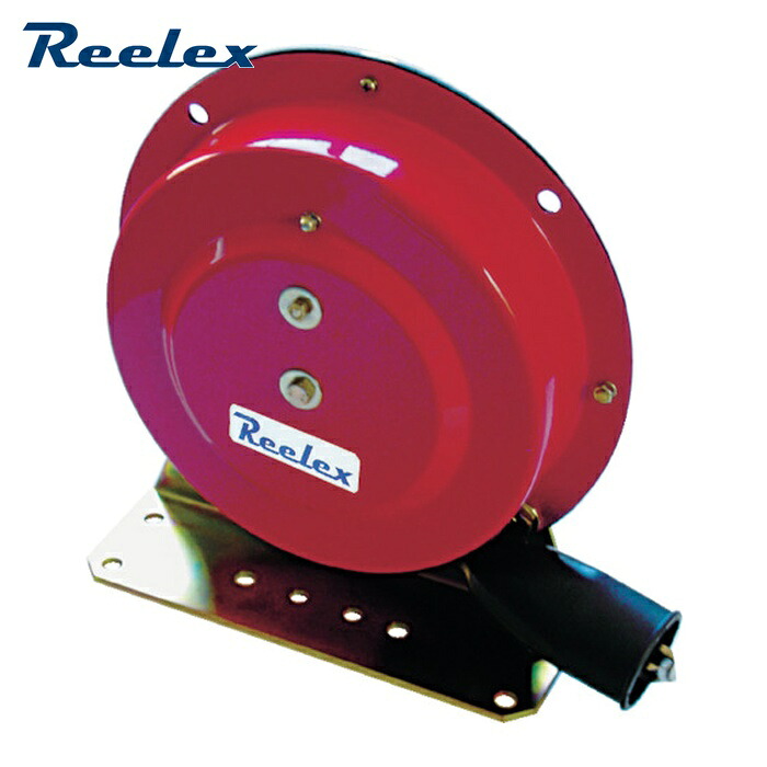 リーレックス Reelex ER-415 自動巻アースリール据え置き取付タイプ50Aアースクリップ付 (1台)