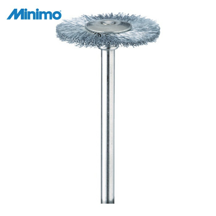 ミニター Minimo FC4012 金属ブラシ ホイール スチール φ14 (10本入) (1Pk)