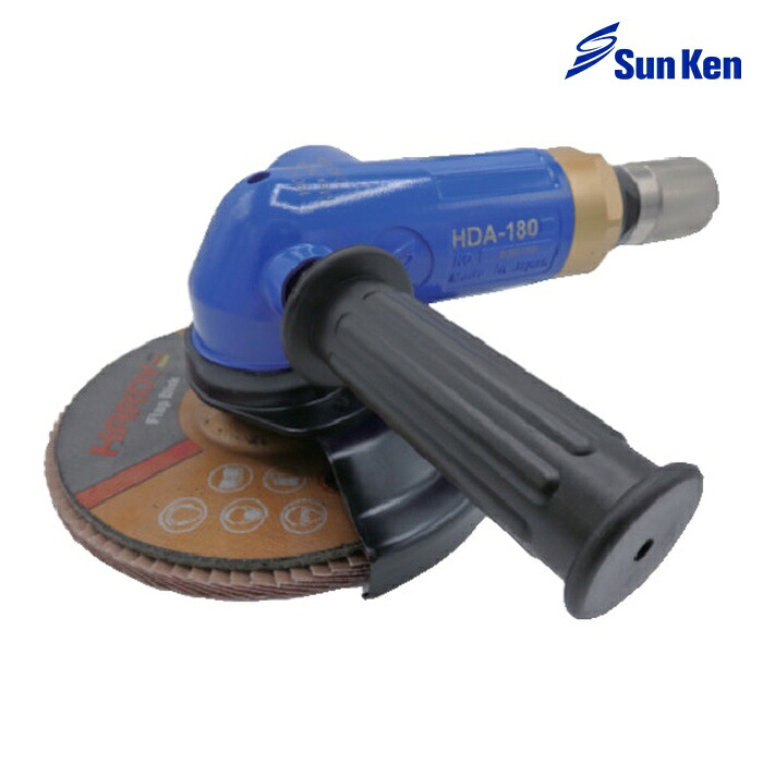 Sun Ken 三研空機 大気圏製粉機 小型一角製粉機 HDA-180 (1台) HDA-180 研削工具-エア工具本体