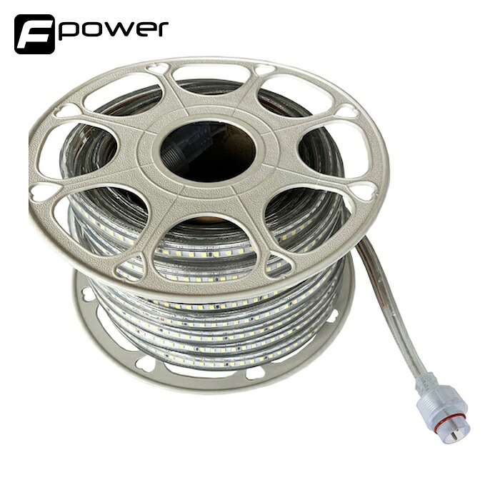 富士倉 両面発しる20M LED索条点火装置 白 増設用 (1巻) FRL-20GW-W