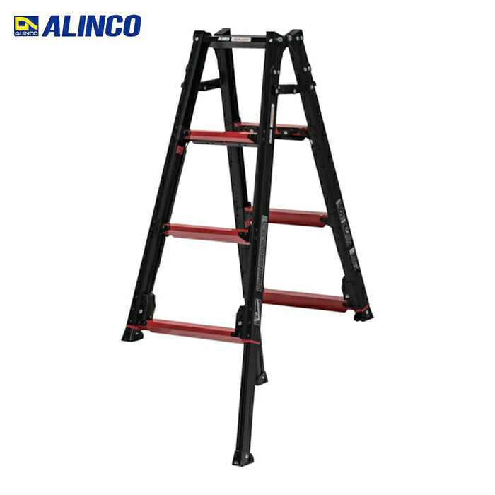 アルインコ ALINCO 伸縮脚付はしご兼用脚立 GAUDI-X(ガウディ)120cm 最大使用質量100kg (1台) GUD120X