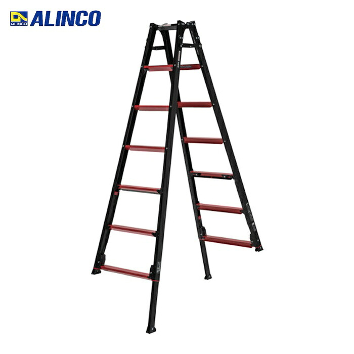 アルインコ ALINCO 伸縮脚付はしご兼用脚立 GAUDI-X(ガウディ)210cm 最大使用質量100kg (1台) GUD210X