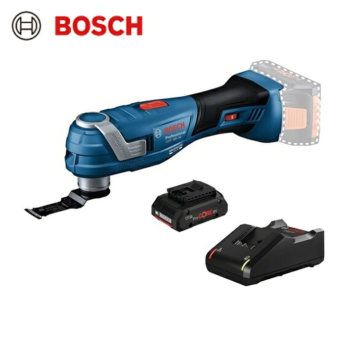 ボッシュ コードレスマルチツール 18V バッテリー充電器セット (1S) GMF18V-34H4SET