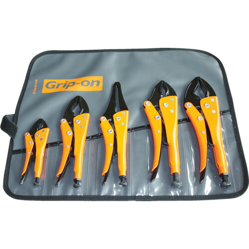 GRIP-ON グリップオン キーパー-SET5 グリッププライヤーセット (1S) DIY・工具-固定工具