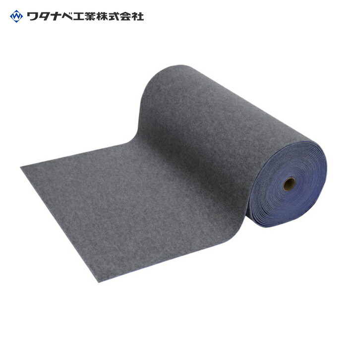 ワタナベ製作 引っ敷き ファインコード FC-160 まっ黒い薄墨色 182cm×20m (1巻) FC-160W 床材-花・ガーデン・DIY-木材・建築資材・設備