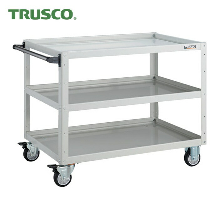 トラスコ TRUSCO ツールワゴン イーグルワゴン 900X600XH740 ウレタン車輪 ホワイト (1台) EGW-793U-W 27,572円