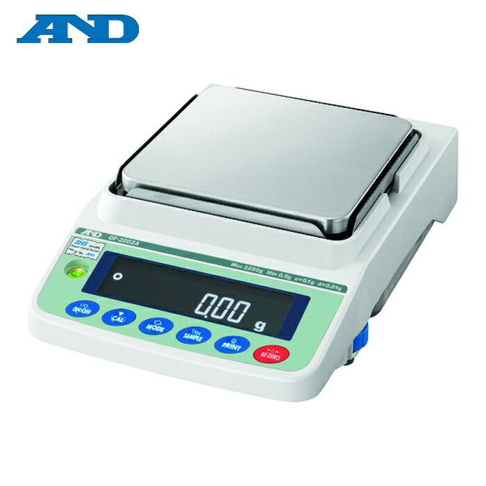 A&D エーアンドディ GF2002A 汎用電子天びん 2200g/0.01g (1台)