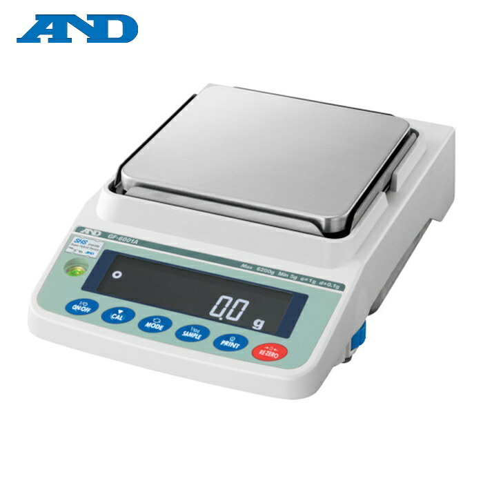 A\u0026D エーアンドディ GF6001A 汎用陰電子天びん 6200g/0.1g (1台)
