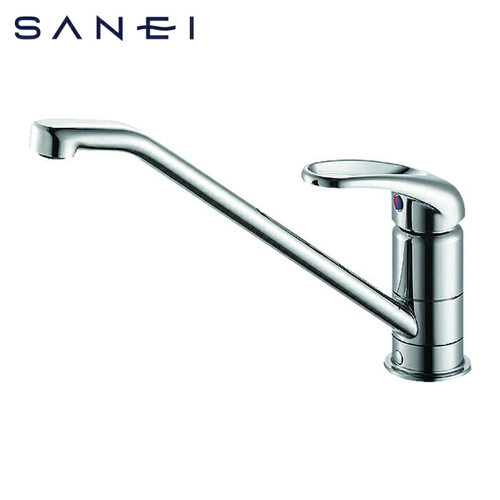 SANEI 三栄水栓 K87110TJV-13 シングルワンホール混合栓 上面施工式 泡沫吐水 リングレバー 取付穴径35~39mm (1台)｜工具ランドこだわり館