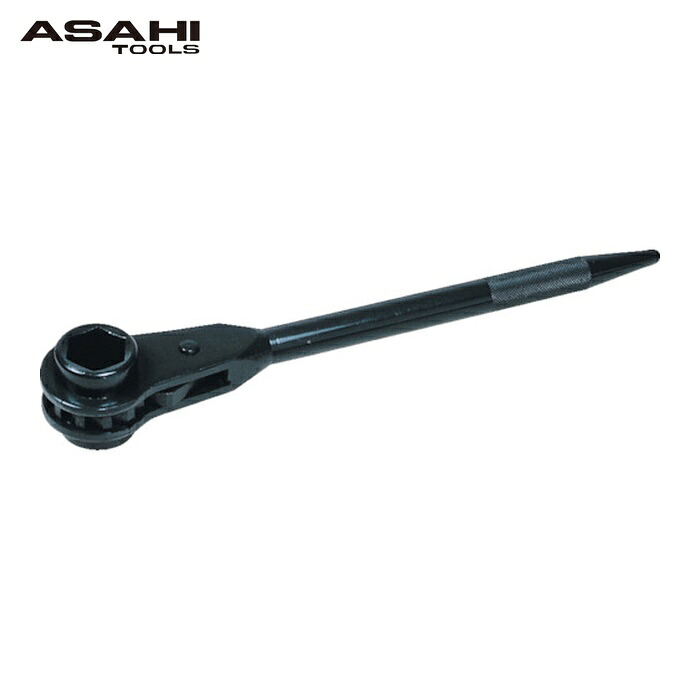 旭金属工業 ASH KS0065 強力型片口ラチェットスパナ 65mm (1丁)