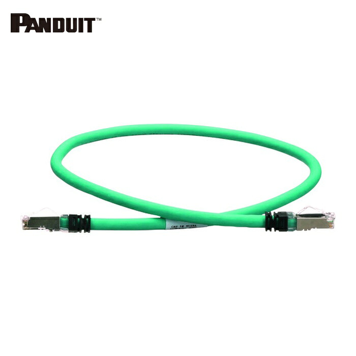 パンドウイット PANDUIT ISTPHCH3MTL CAT5E 高ノイズ対応産業用LANケーブル 緑青 3m (1本)