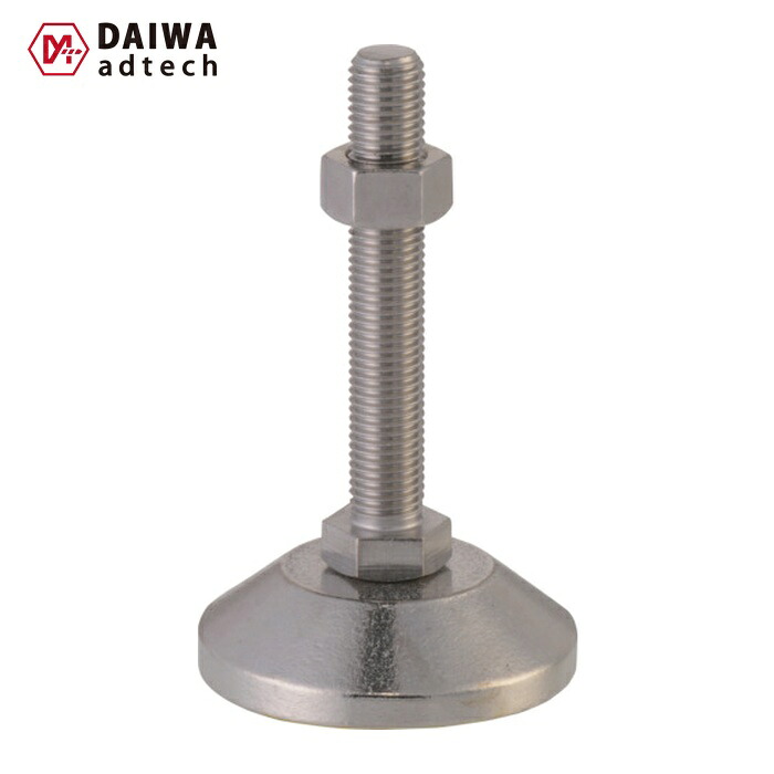 ダイ和アドテック HW-20-180S アジャスターボルト(ステンレス) 重量用 大径受皿(φ80)タイプ (1個)