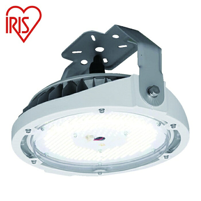 アイリスオーヤマ 273553 高天井用LED照明 直付タイプ 10000lm 昼白色 (5000) グレー (1台) LDRCL58N-110BS