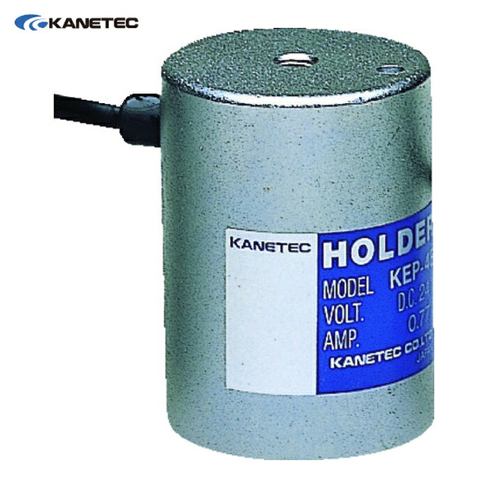 カネテック KANETEC KEP-4C 丸型永電磁ホルダ 径40mm×高さ40粍 (1台)