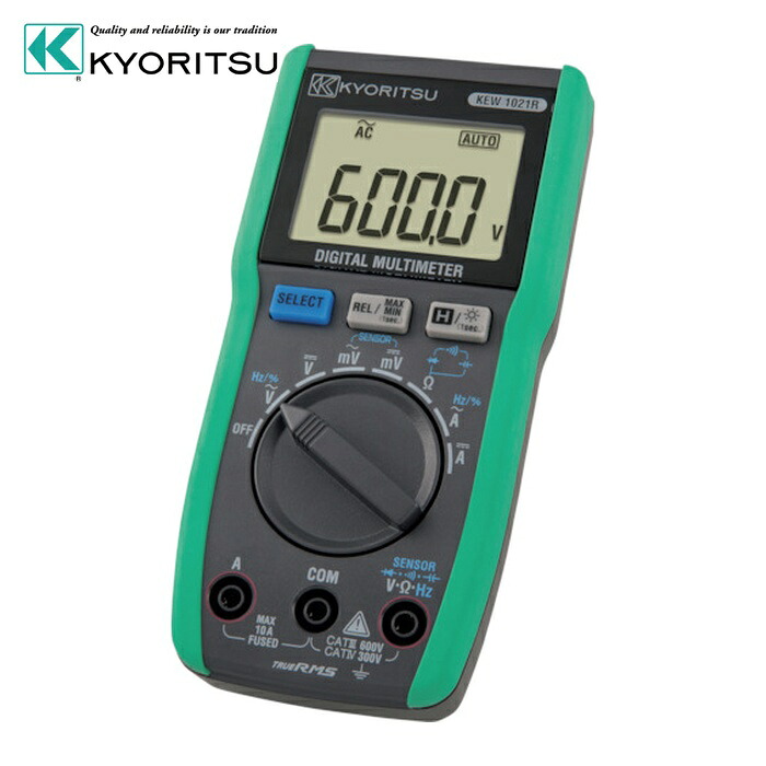 共立電気計器 KEW1021R 1021R デジタルマルチメータ (1台)｜工具ランドこだわり館