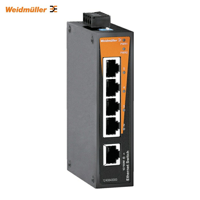 広広としたレギオモンタヌス IE-SW-BL05-5TX IE-SW 製造用スイッチングHUB 5界面 1240840000 (1台)