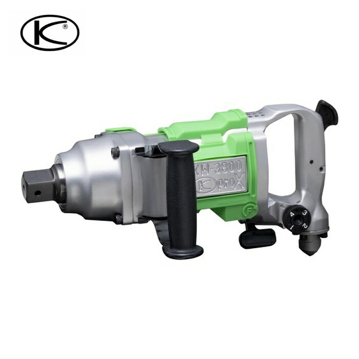 空研 KW-3800PROXG 1インチSQ超軽量N型大型エアインパクトレンチ(25.4mm角) KW-3800proXG (1台) 80,427円