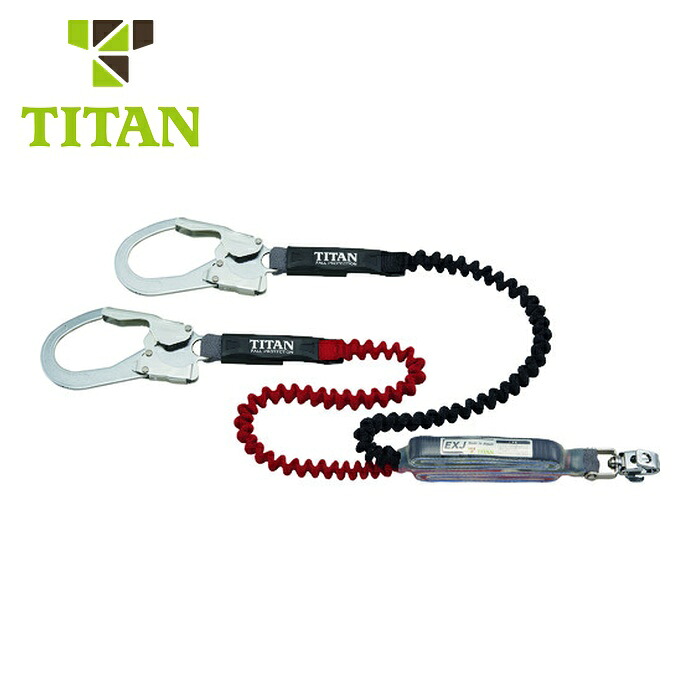 タイ王国タン TITAN EXJ伸縮同盟罷業さあ美式 印字機1幽客yd 黒いこと/赤いこと ダブル (堕ちる取り締まり用手道具) (1本) HL-ERW-130