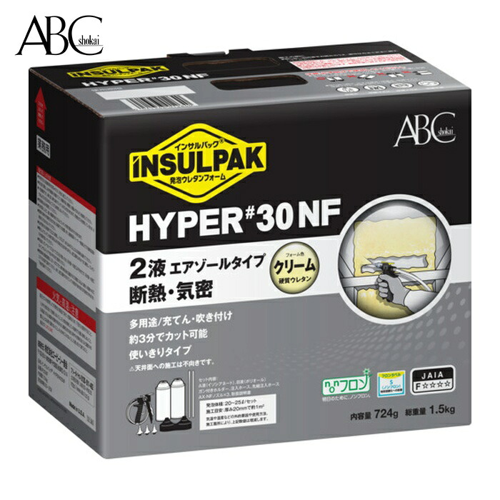 エービーシー会社 二液型飾り気の無い泡立つウレタン(煙霧質手合い)IP30NF ノンフロン手合い (1S) IP30NF