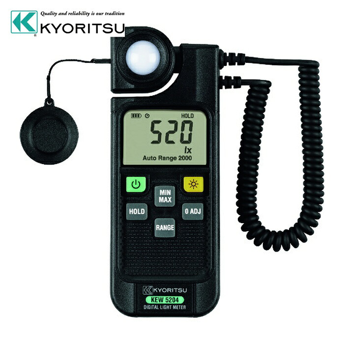 共立電気計器 KEW5204 デジタル照度計 (1個)｜工具ランドこだわり館