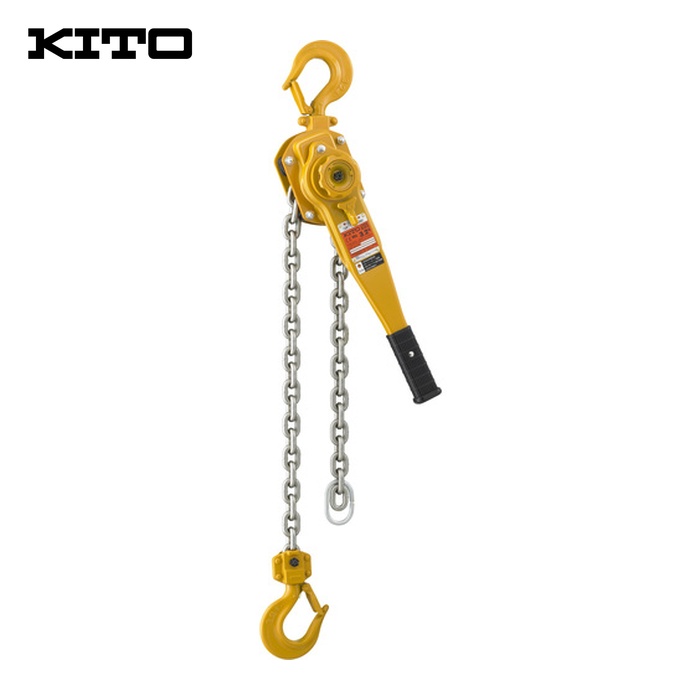 キトー LB032 レバーブロック L5形 定格荷重3.2t 揚程1.5m 高耐久・高操作性 LB032 (1台)｜工具ランドこだわり館