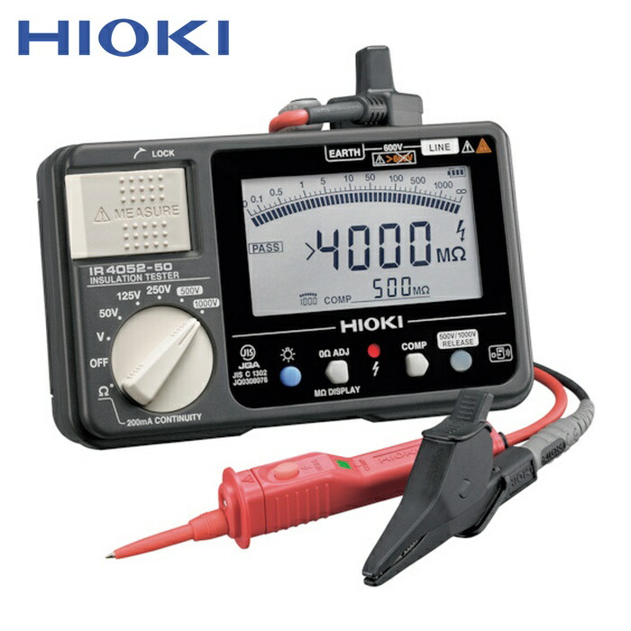 楽天市場】HIOKI ヒオキ 日置電機 アナログ絶縁抵抗計（単レンジ 