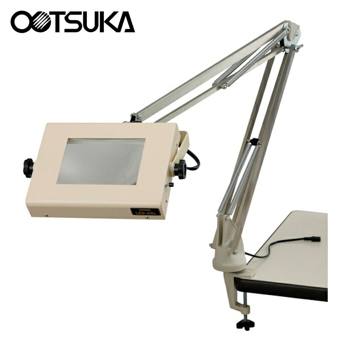 オーツカ光学 LED-OSL-4 4X LED照明拡大鏡 LED-OSL-4 4x (1台)