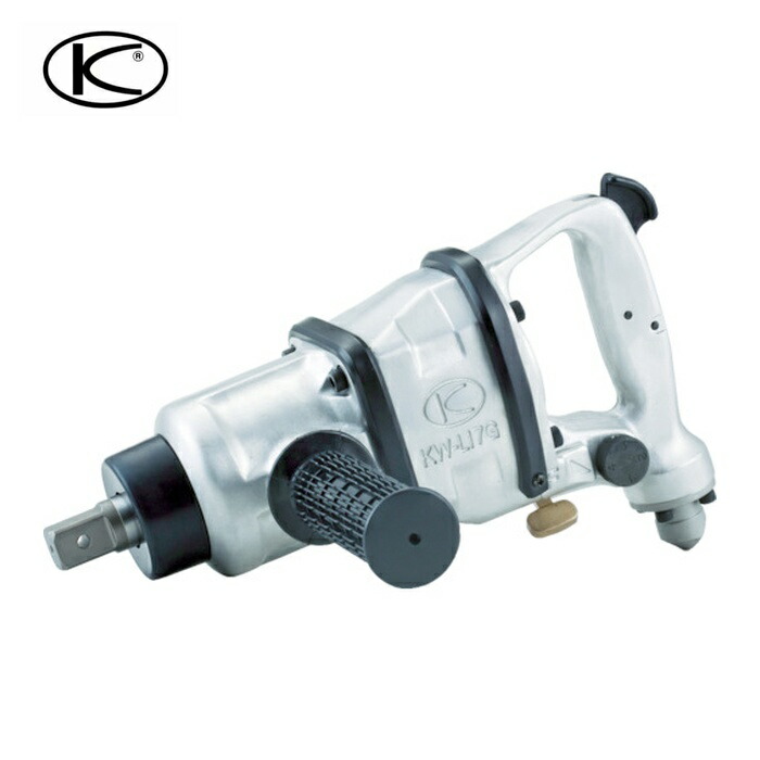 空研 KW-L17G 3/4inSQ油絵の具2階建てバス中型エアインパクトレンチ(19粍角) KW-L17G (1台)
