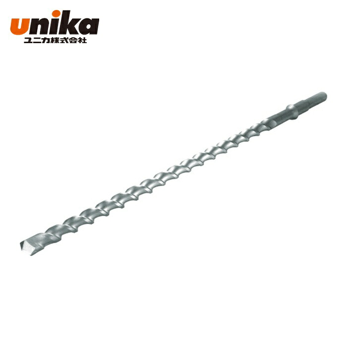 ユニカ unika HEXL28.0X505 コンクリートドリル 六角軸ビット ロングタイプ 28.0×505mm (1本)