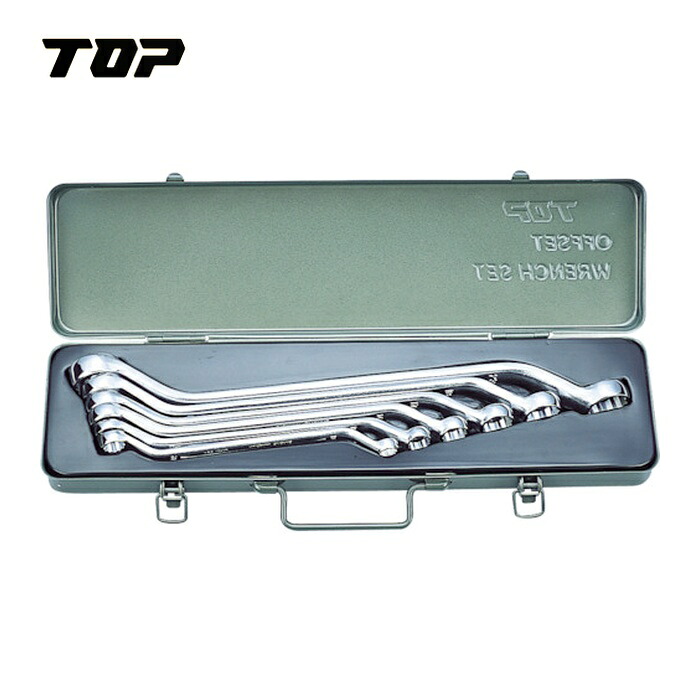 TOP トップ工業 ISO-TM-B メガネレンチセット ISO6本組 メタルケース入り (1S) 8,561円