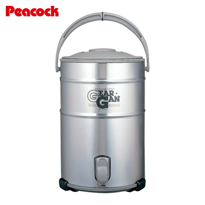 ピーコック魔法瓶 ステンレスキーパー(広口大容量タイプ)15L シルバー (1個) IDS-150S