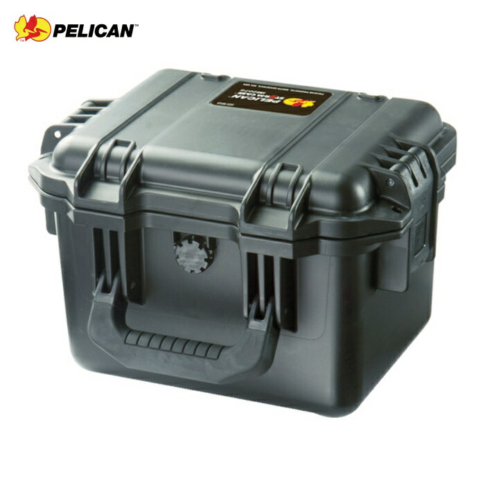 ペリカン PELICAN IM2075-00000 ストームケース スモールケース IM2075 (フォームなし)黒 300×249×196 (1個)
