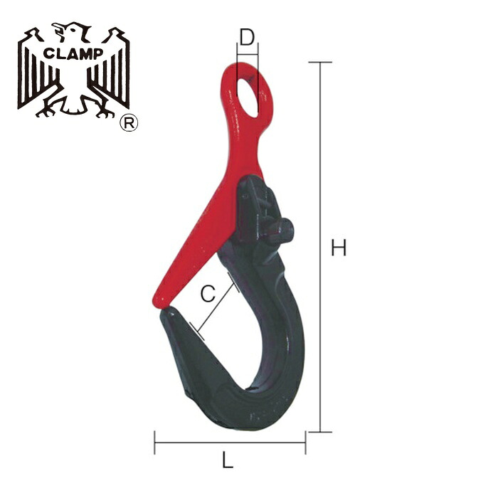 イーグル・クランプ JDH-1 敷鉄板つりペリカンフック JDH-1t (1個)