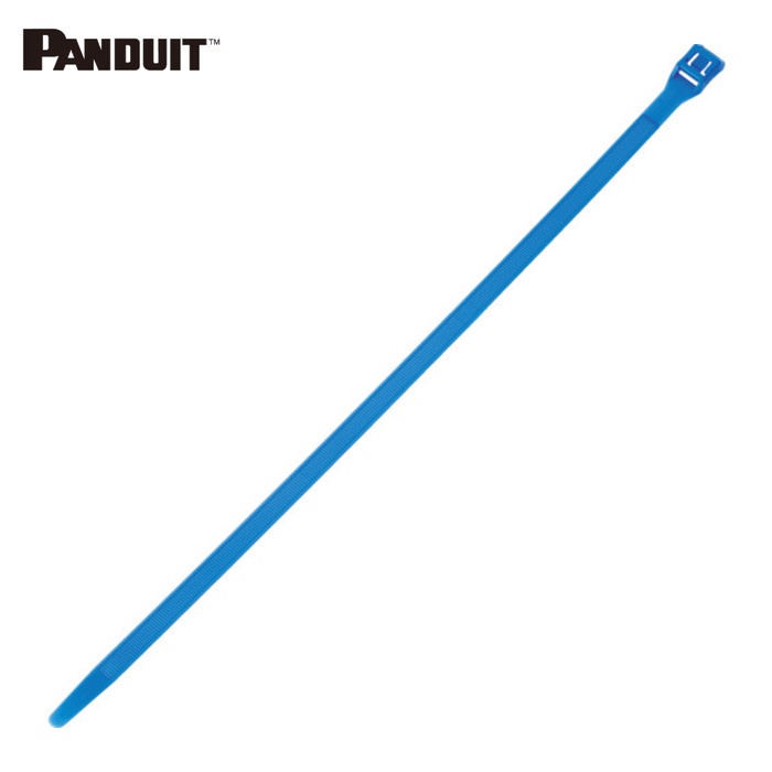 パンドウイット PANDUIT IT9100-CUV6 結束バンド インラインタイ 耐候性 ダークブルー (100本入) (1袋)