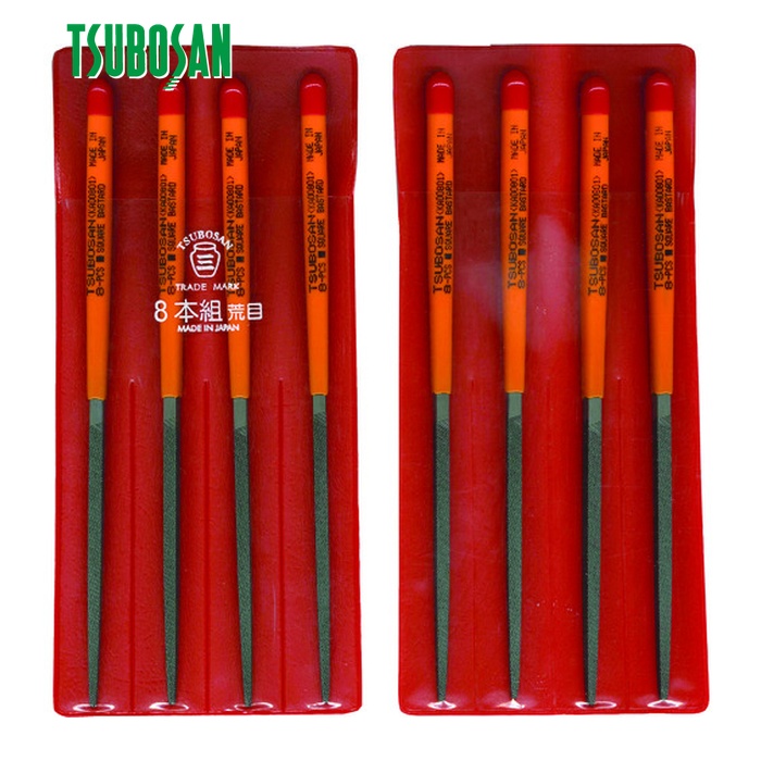 ツボサン TSUBOSAN KA008-01 組ヤスリ 8本組 角 荒目 (1S) 4,536円