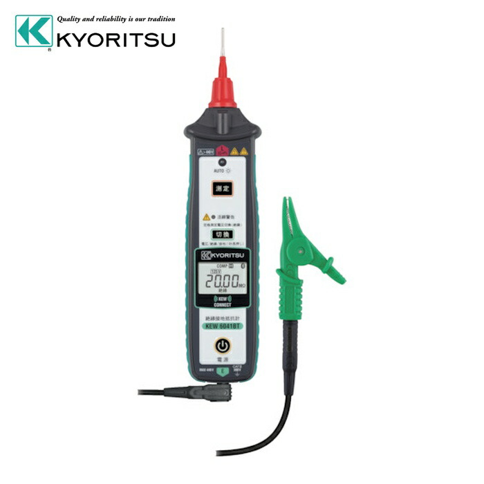 共立電気計器 KEW6041BT 6041BT 絶縁接地抵抗計 (1台)