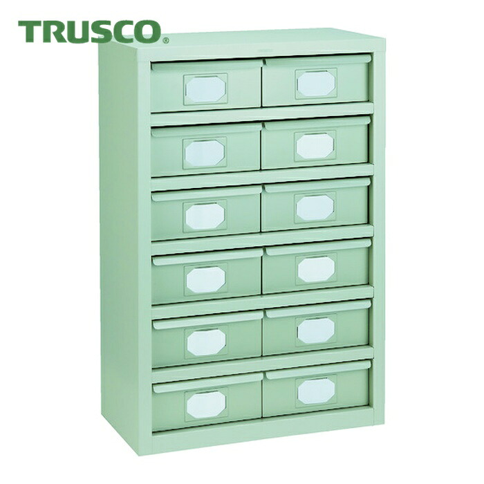 トラスコ TRUSCO K型抽き出し単一のもの 592X890 V-2X12個 (1台) K-46W (NG)