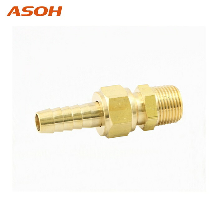 アソー ASOH HS-1040 ホースジョイント PT1-1/2×Φ40 (1個)