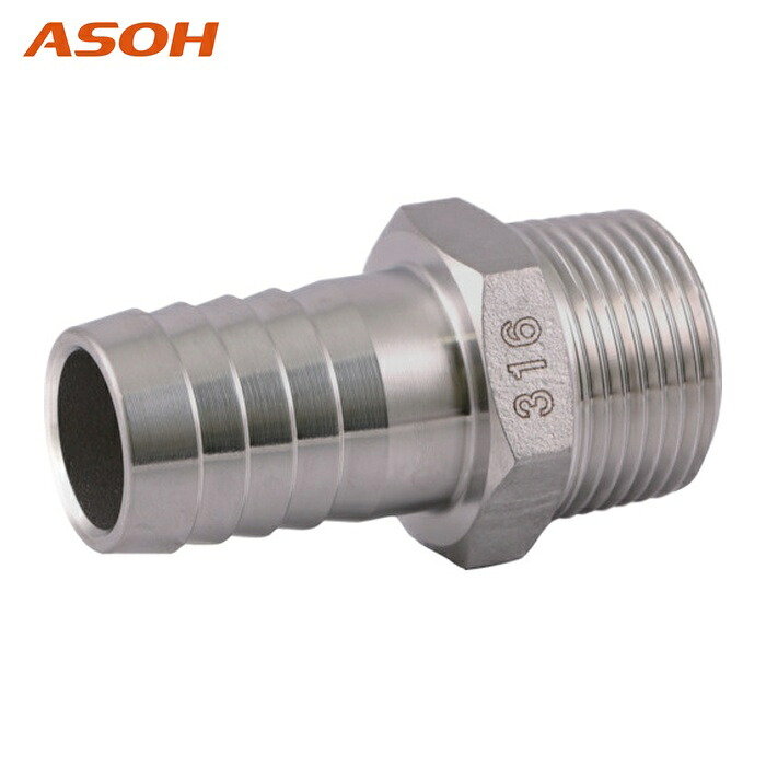 アソー ASOH HN-8078 メガニップル PT3×Φ78 SCS14 (1個)